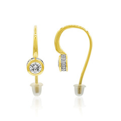 Pendientes en oro con Diamante IF (D)