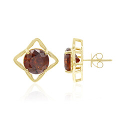 Pendientes en oro con Esfalerita