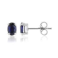 Pendientes en plata con Cianita de Nepal