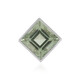 Colgante en plata con Amatista verde (MONOSONO COLLECTION)