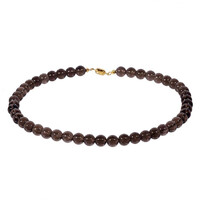 Collar en plata con Cuarzo ahumado