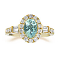 Anillo en oro con Turmalina Paraíba (CIRARI)