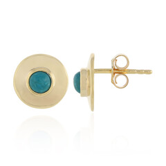 Pendientes en plata con Crisocola