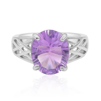 Anillo en plata con Amatista
