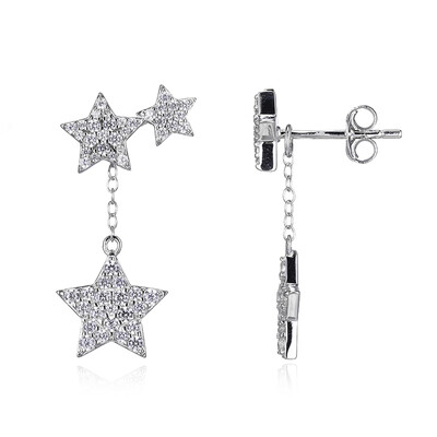 Pendientes en plata con Zircón