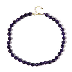 Collar en plata con Amatista de Zambia (Adela Silber)