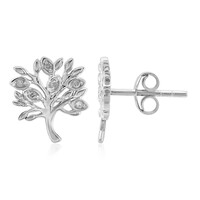 Pendientes en plata con Diamante I3 (I)