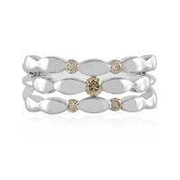 Anillo en oro con Diamante champán SI2