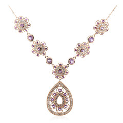 Collar en plata con Amatista