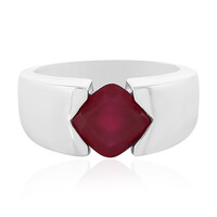 Anillo en plata con Rubí de Madagascar