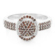 Anillo en plata con Diamante fantasía
