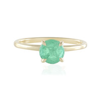 Anillo en oro con Esmeralda de Rusia