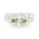 Anillo en plata con Turmalina cuprífera