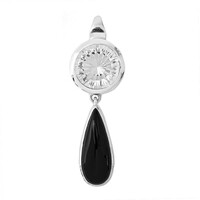 Colgante en plata con Ónix negro