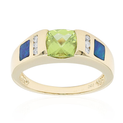 Anillo en oro con Peridoto
