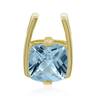 Colgante en oro con Topacio azul cielo (Adela Gold)
