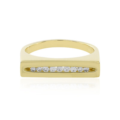 Anillo en oro con Diamante SI2 (H) (de Melo)