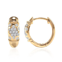 Pendientes en oro con Diamante SI1 (G)