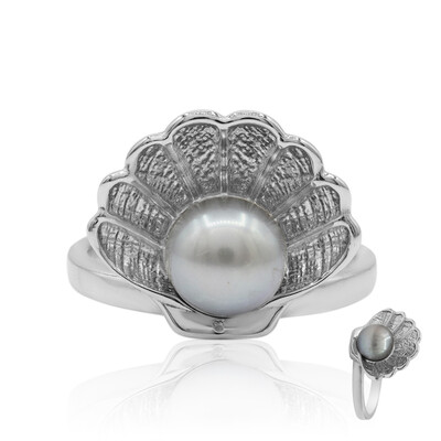 Anillo en plata con Perla Freshwater (MONOSONO COLLECTION)