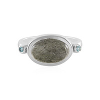 Anillo en plata con Labradorita azul de Maniry (KM by Juwelo)