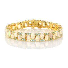 Brazalete en plata con Ópalo de Welo