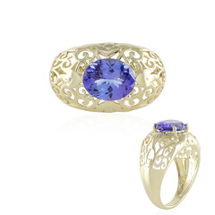 Anillo en oro con Tanzanita AAA (de Melo)