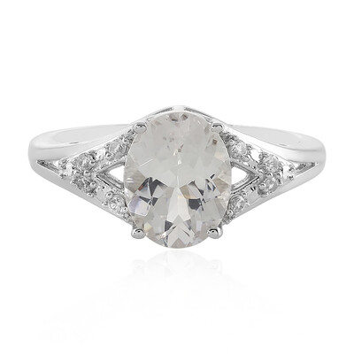 Anillo en plata con Danburita