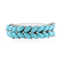 Anillo en plata con Turquesa bella durmiente (Faszination Türkis)