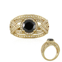 Anillo en oro con Diamante negro (de Melo)