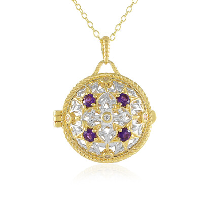 Collar en plata con Amatista (Gems en Vogue)
