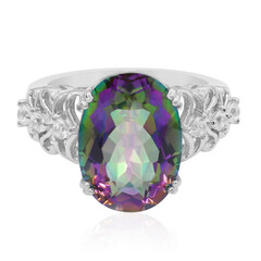 Anillo en plata con Cuarzo místico