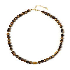 Collar en plata con Ojo de tigre
