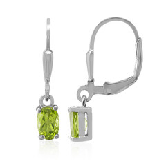 Pendientes en plata con Peridoto de Birmania