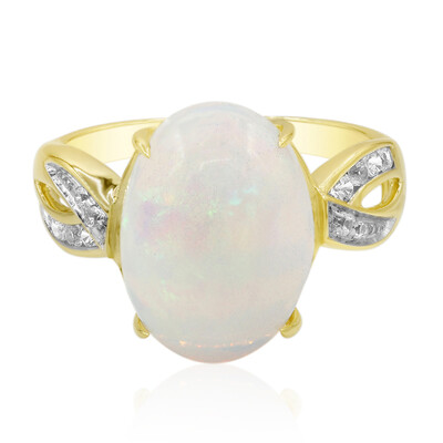 Anillo en oro con Ópalo de Welo (Adela Gold)