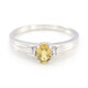 Anillo en plata con Turmalina cuprífera
