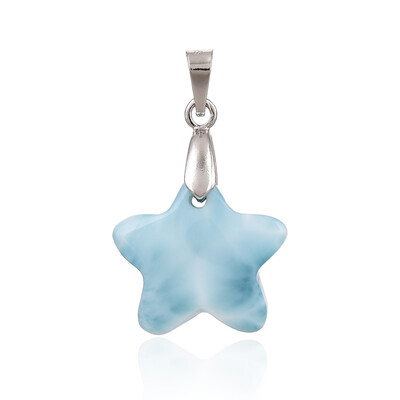 Colgante en plata con Larimar