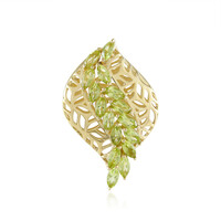 Colgante en oro con Peridoto (Ornaments by de Melo)