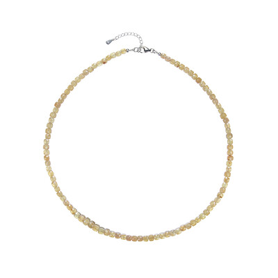 Collar en plata con Apatita amarilla