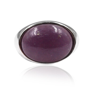 Anillo en plata con Lepidolita