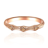 Anillo en oro con Diamante rosa de Francia de Argyle SI1
