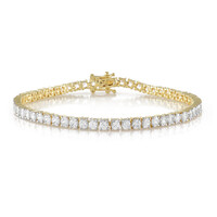Brazalete en plata con Zircón