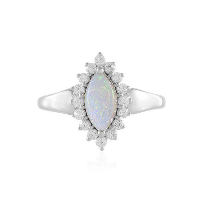 Anillo en plata con Ópalo de Australia