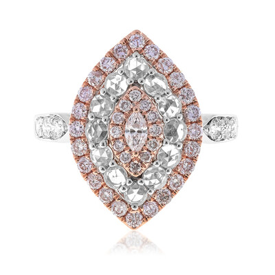 Anillo en oro con Diamante rosa I1 (CIRARI)