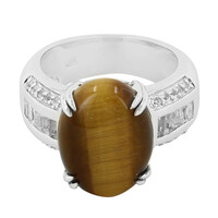 Anillo en plata con Ojo de tigre