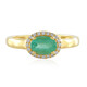 Anillo en plata con Esmeralda de Rusia