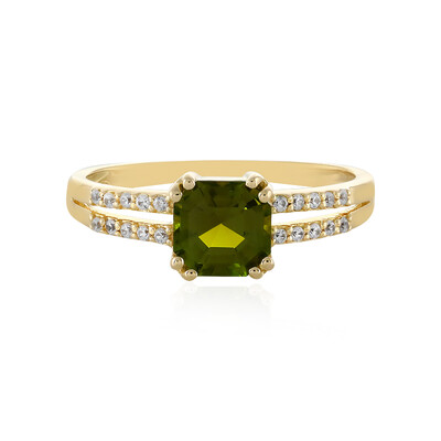 Anillo en oro con Turmalina