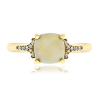 Anillo en oro con Ópalo Welo AAA