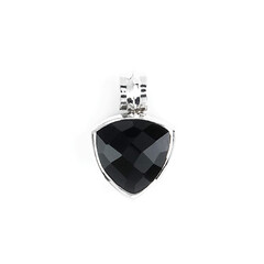 Colgante en plata con Ónix negro