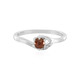 Anillo en plata con Zircón rosado