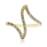 Anillo en oro con Diamante fancy SI2 (CIRARI)